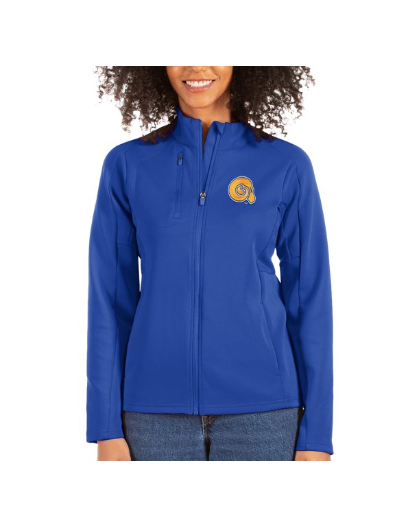 Women's Antigua Blue Albany State Golden Rams Generation Full-Zip Jacket