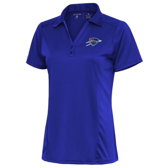 Women's Antigua Blue Oklahoma City Blue Tribute Polo