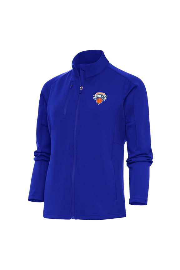 Women's Antigua Blue Westchester Knicks Generation Full-Zip Jacket
