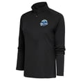 thumbnail image 1 of Women's Antigua  Charcoal Asheville Tourists Tribute Half-Zip Pullover Top, 1 of 1