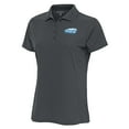 thumbnail image 1 of Women's Antigua Charcoal Assumption Greyhounds Legacy Digital Thermal Pique Polo, 1 of 1