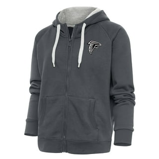 Antigua Women's Atlanta Braves Gray Victory Hooded Pullover