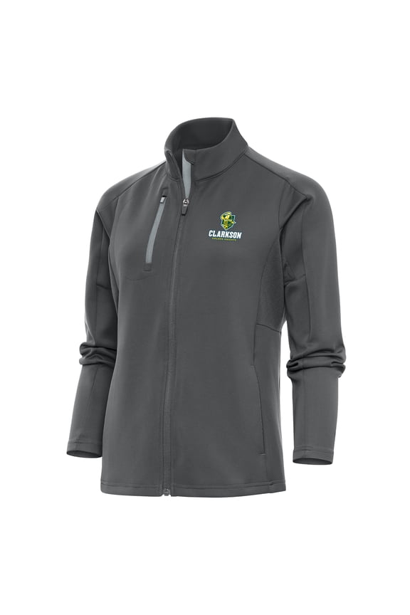 Women's Antigua Charcoal Clarkson Golden Knights Generation Digital Thermal Full-Zip Jacket