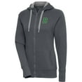 thumbnail image 1 of Women's Antigua  Charcoal Dartmouth Big Green Victory Full-Zip Hoodie, 1 of 1