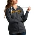 thumbnail image 1 of Women's Antigua Charcoal Denver Nuggets Team Victory Full-Zip Hoodie, 1 of 1