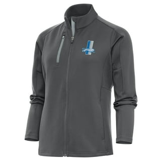 Detroit Lions Antigua Women's Victory Chenille Pullover Hoodie - White