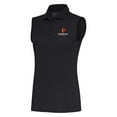 thumbnail image 1 of Women's Antigua Charcoal Gardner-Webb Bulldogs Tribute Sleeveless Polo, 1 of 1