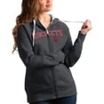 thumbnail image 1 of Women's Antigua Charcoal Houston Rockets Team Victory Full-Zip Hoodie, 1 of 1