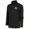 thumbnail image 1 of Women's Antigua Charcoal Lakeland Magic Tribute Half-Zip Pullover Top, 1 of 1