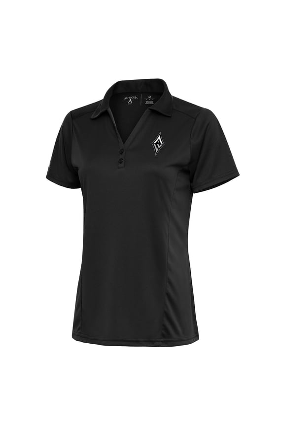 Women's Antigua Charcoal Las Vegas Aces Tribute Polo
