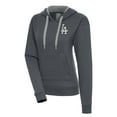 thumbnail image 1 of Women's Antigua  Charcoal Los Angeles Dodgers Brushed Metallic Victory Pullover Hoodie, 1 of 1