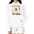thumbnail image 1 of Women's G-III 4Her by Carl Banks White Boston Bruins Collage Team Graphic Tri-Blend Fleece Pullover Hoodie, 1 of 3