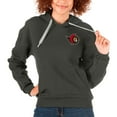 thumbnail image 1 of Women's Antigua Charcoal Ottawa Senators Primary Logo Victory Pullover Hoodie, 1 of 1
