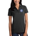 thumbnail image 1 of Women's Antigua Charcoal Philadelphia 76ers Tribute Polo, 1 of 1