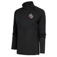 thumbnail image 1 of Women's Antigua  Charcoal Rocket City Trash Pandas Tribute Half-Zip Pullover Top, 1 of 1