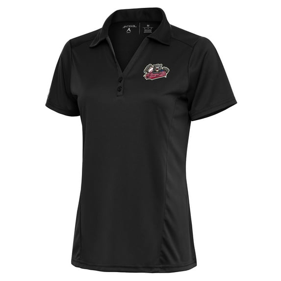 Women's Antigua Charcoal Sacramento River Cats Tribute Polo