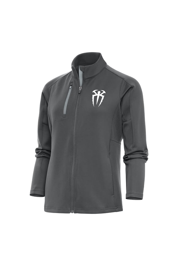 Women's Antigua Charcoal/Silver Roman Reigns Generation Full-Zip Jacket