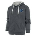 thumbnail image 1 of Women's Antigua Charcoal Sporting Kansas City Logo Victory Full-Zip Hoodie, 1 of 1