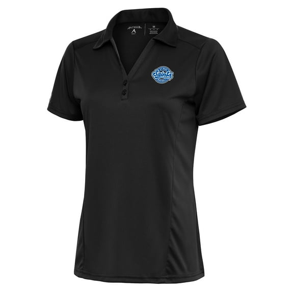 Women's Antigua Charcoal St. Paul Saints Tribute Polo