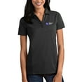 thumbnail image 1 of Women's Antigua Charcoal Tulsa Community College Tribute Polo, 1 of 1