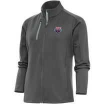 Women's Antigua  Charcoal USA Swimming Generation Full-Zip Jacket