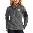 thumbnail image 1 of Women's Antigua Charcoal Vanderbilt Commodores Fortune Half-Zip Pullover Jacket, 1 of 1