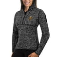 thumbnail image 1 of Women's Antigua Charcoal Vegas Golden Knights Fortune Half-Zip Sweatshirt, 1 of 1