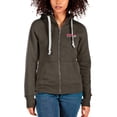 thumbnail image 1 of Women's Antigua Charcoal Winston-Salem State Rams Victory Full-Zip Hoodie, 1 of 1