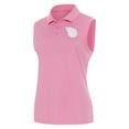 thumbnail image 1 of Women's Antigua  Coral Cleveland Guardians Recap Sleeveless Polo, 1 of 2