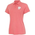 thumbnail image 1 of Women's Antigua Coral Pittsburgh Penguins White Logo Matter Polo, 1 of 2