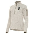 thumbnail image 1 of Women's Antigua Cream Washington Spirit Fortune Quarter-Zip Jacket, 1 of 1