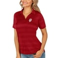 thumbnail image 1 of Women's Antigua Crimson Indiana Hoosiers Compass Polo, 1 of 1