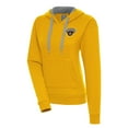 thumbnail image 1 of Women's Antigua  Gold Bradenton Marauders Victory Pullover Hoodie, 1 of 1
