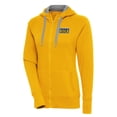thumbnail image 1 of Women's Antigua Gold Grand Rapids Gold Victory Full-Zip Hoodie, 1 of 1