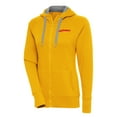 thumbnail image 1 of Women's Antigua  Gold Hulk Hogan Victory Raglan Full-Zip Hoodie, 1 of 1