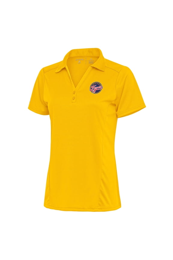 Women's Antigua Gold Indiana Fever Tribute Polo