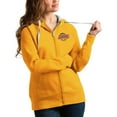 thumbnail image 1 of Women's Antigua Gold Los Angeles Lakers Victory Full-Zip Hoodie, 1 of 1