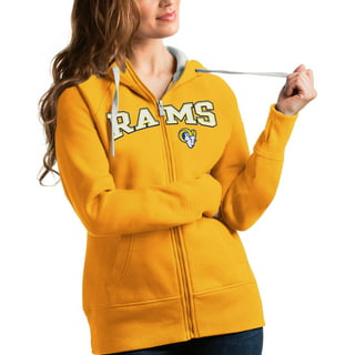 Los Angeles Rams Women's NFL Team Apparel Stone Wash Design Crew Neck  Sweater