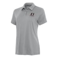 thumbnail image 1 of Women's Antigua Gray Anaheim Ducks Reprocess Polo, 1 of 1