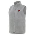 thumbnail image 1 of Women's Antigua  Gray Arizona Cardinals Nostalgic Full-Zip Vest, 1 of 1
