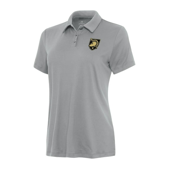 Women's Antigua Gray Army Black Knights Reprocess Polo