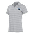 thumbnail image 1 of Women's Antigua Gray Buffalo Sabres Tunnel Polo, 1 of 1