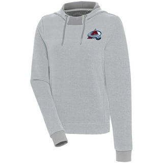 Women's Colorado Avalanche Antigua Heather Gray 2022 Stanley Cup Champions  Victory Full-Zip Hoodie