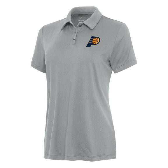 Women's Antigua Gray Indiana Pacers Reprocess Polo