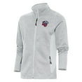 thumbnail image 1 of Women's Antigua Gray Liberty Flames Course Full-Zip Jacket, 1 of 1