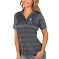 thumbnail image 1 of Women's Antigua Gray Memphis Grizzlies Compass Polo, 1 of 1