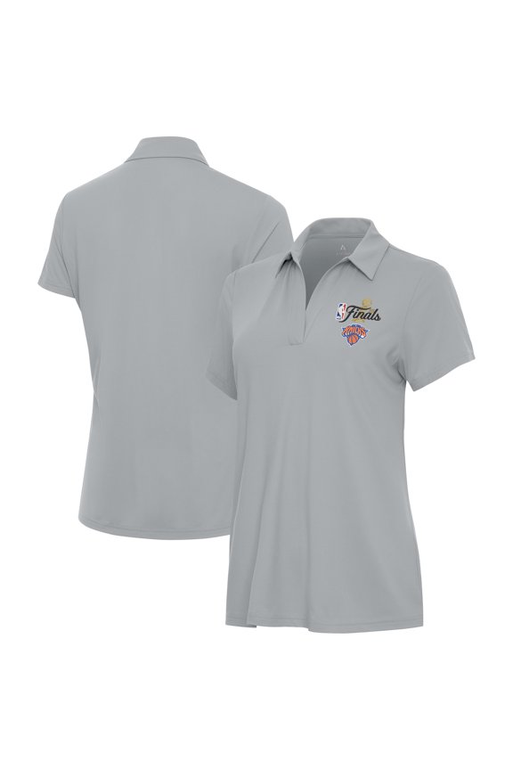 Women's Antigua  Gray New York Knicks 2026 NBA Finals Era Polo