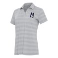 thumbnail image 1 of Women's Antigua Gray Northwestern Wildcats Tunnel Polo, 1 of 1