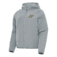 thumbnail image 1 of Women's Antigua Gray Purdue Boilermakers Universe Full-Zip Puffer Jacket, 1 of 1
