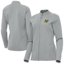 Women's Antigua Gray Ryan Blaney Regard Full-Zip Jacket